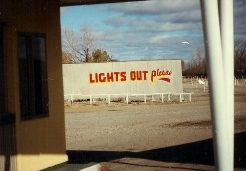 Troy Drive-In Theatre - From Ticket Booth From Jim